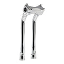 Murdock Pullback Risers 12 Inch Chrome TUV Approved