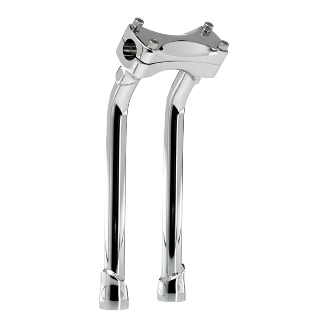 Murdock Pullback Risers 12 Inch Chrome TUV Approved