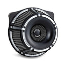 Inverted Air Cleaner Kit 'Slot Track' Black CC For 18-21 Softail