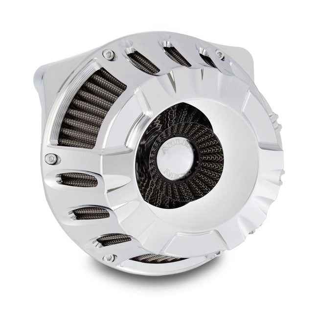 Inverted Air Cleaner Kit 'Deep Cut' Chrome For 91-21 XL (Excl. XR1200)