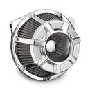 Inverted Air Cleaner Kit 'Beveled' Chrome For 18-21 Softail