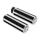 Fusion Billet 10-Gauge Grips Chrome For 74-21 H-D With Single Or Dual Throttle Cables (Excl. Street)