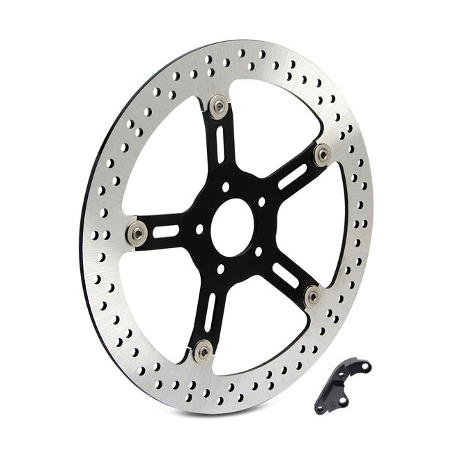 Big Brake Floating Rotor Kit 14" Left Hand Side For 08-13 FLT, FLHX, FLHR With 17" Or Larger Front Wheel (NU)