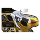 Fusion Billet Smooth Grips Chrome For 08-21 H-D With E-Throttle (Excl. 18-21 FLTRXSE)