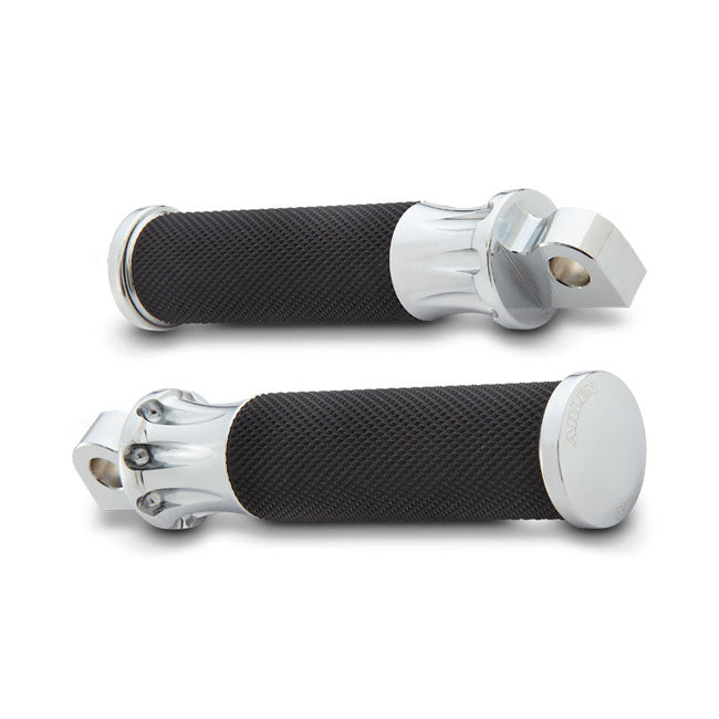 Deep Cut Fusion Foot Pegs Chrome