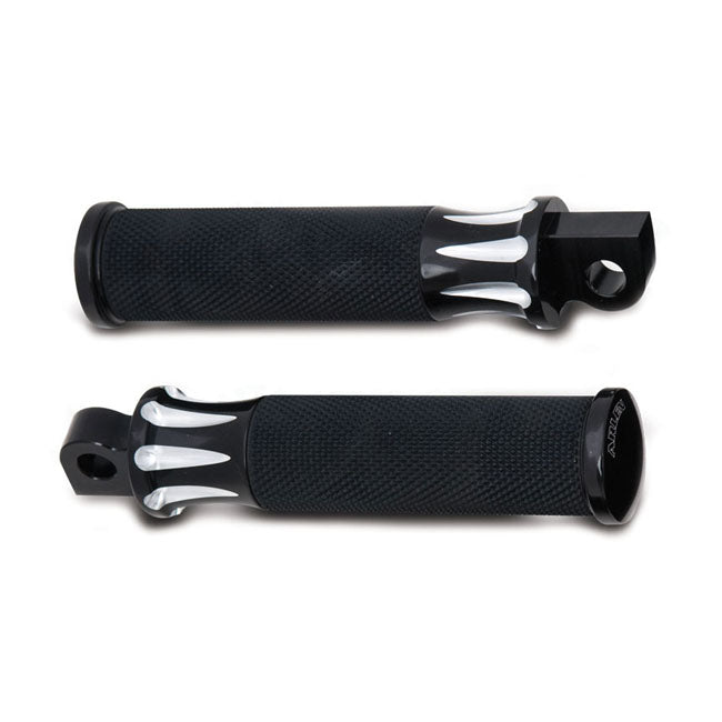 Deep Cut Fusion Foot Pegs Black