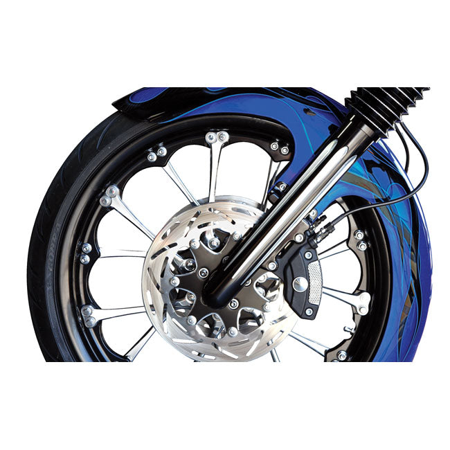 Hot Legs Dual Disc Deep Cut Black For 00-07 Touring (NU)