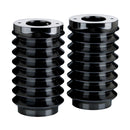 Retro Fork Boots Black Contrast Machined For 14-21 Touring