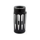 Deep Cut Fork Boots Black Contrast Machined For 86-13 ALL Touring (NU)