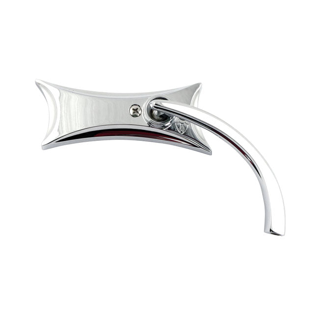 Four Point Right Side Mirror Chrome