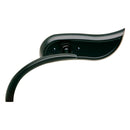 Upswept Left Side Mirror Black