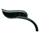 Upswept Right Side Mirror Black