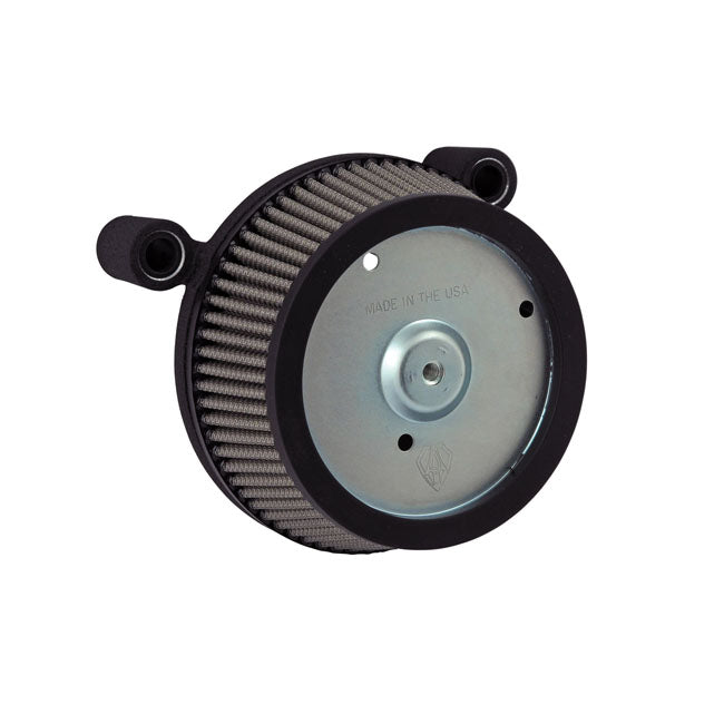 Stage 1 Big Sucker Air Cleaner Kit Ness Cover For 16-17 Softail Black