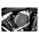 Stage 2 Big Sucker Air Cleaner Kit Steel Cover Black For 93-99 Evo B.T. With CV Carb (NU)