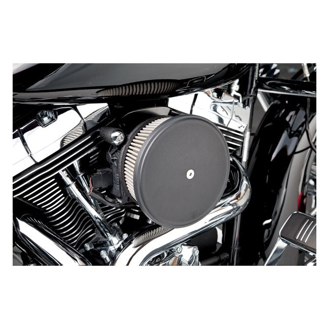 Stage 2 Big Sucker Air Cleaner Kit Steel Cover Black For 88-21 XL (Excl. 08-12 XR1200)