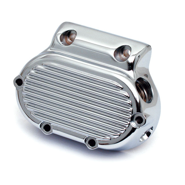 Transmission End Cover Ribbed Cable Clutch Chrome