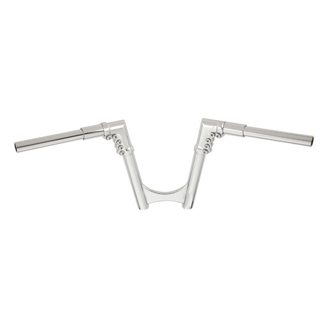 Modular Handlebar, 8 Inch Drag Bar Chrome For 82-21 H-D With 1" I.D. Risers