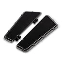 Fusion Beveled Rider Floorboards Black CC