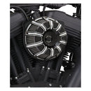 Inverted Air Cleaner Kit '10-Gauge' Black CC For CV Carb: 93-06 All B.T.