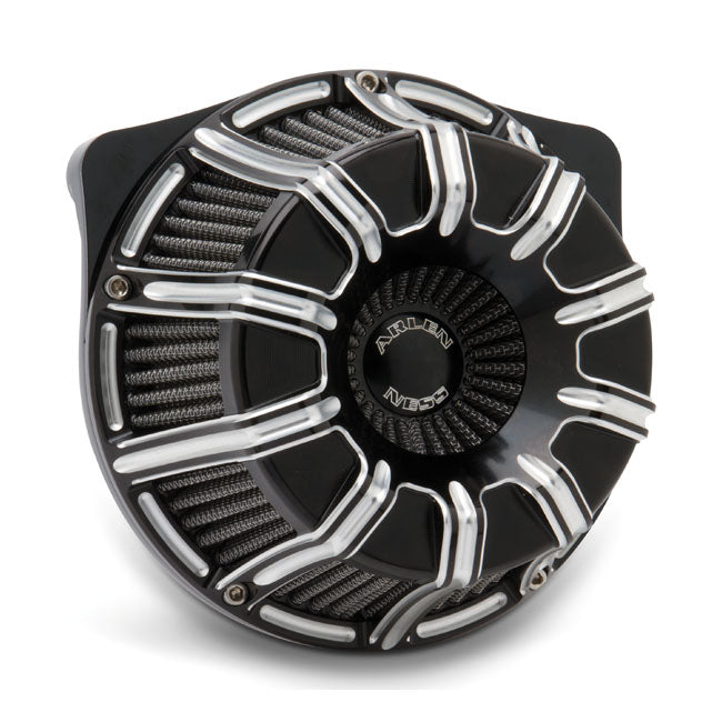 Inverted Air Cleaner Kit '10-Gauge' Black CC For 16-17 Softail