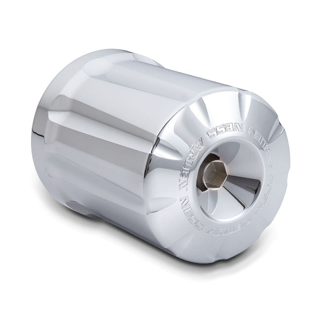Billet Oil Filter Kit Deep Cut Chrome