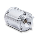 Billet Oil Filter Kit Beveled Chrome