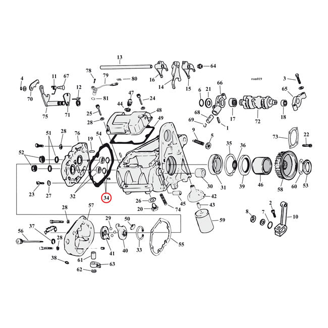 Retaining Rings Main / Countershaft Bearing For Main & Countershaft Bearing: 99-21 B.T.