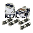 Tappet Block And Powerglide Tappet Kit Polished For 84-99 Evo B.T. NU