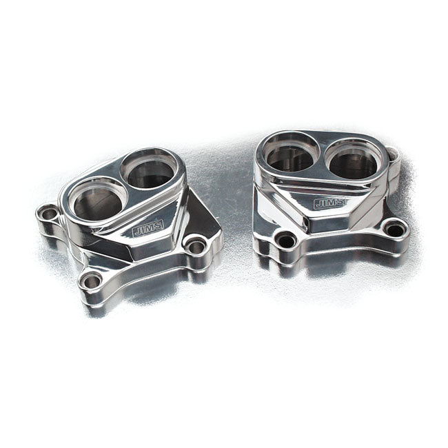 Twin Camshaft Billet Tappet Cover Set Chrome For 99-17 Twin Cam NU