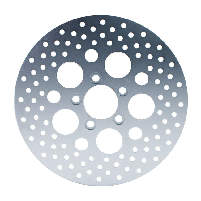Drilled Brake Rotor Rear Drilled Zinc Plated - 11.5 Inch
