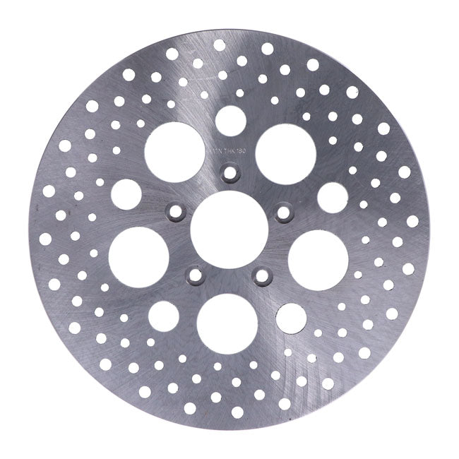 Drilled Front Brake Rotor Stainless - 11.5 Inch