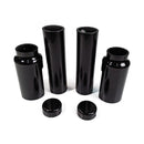 6 Pieces Fork Tube Cover Kit Gloss Black For 02-06 V-ROD NU