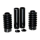 6 Pieces Fork Tube Cover Kit Gloss Black For 04-21 Sportster Excl. 11-21 XL1200X/C/CX, 883L, 1200T
