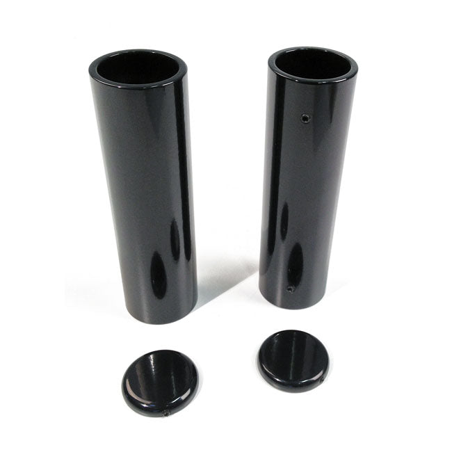 4 Pieces Fork Tube Cover Kit Gloss Black For 04-21 Sportster Excl. 11-20 XL1200X/XS/C/CX, 883L, 1200T