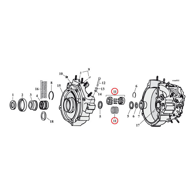 Pinion Shaft Bearing Blue