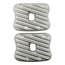 Sportster Ribster Rocker Cover Set Raw For 86-03 XL NU