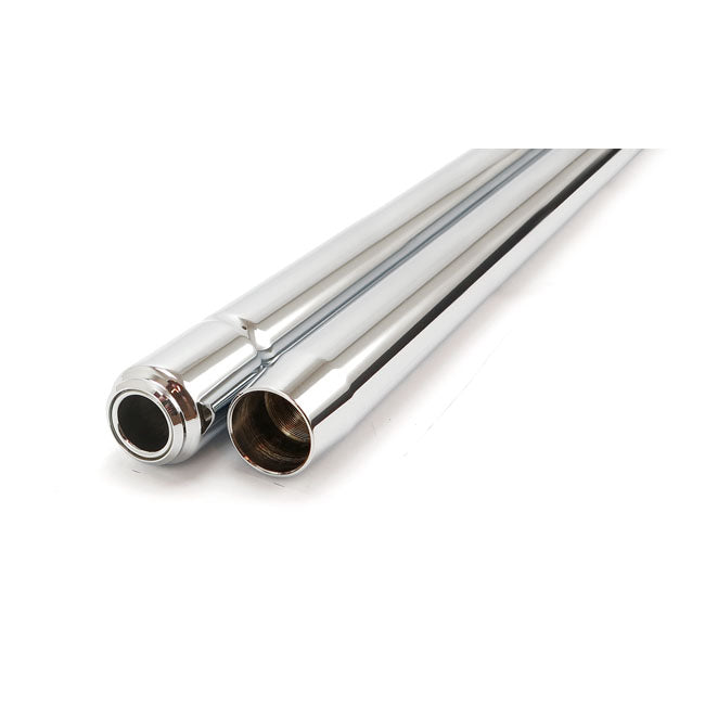 Show Chrome 35 MM Fork Tubes - 23-1/4 Inch OAL For 75-83 XL