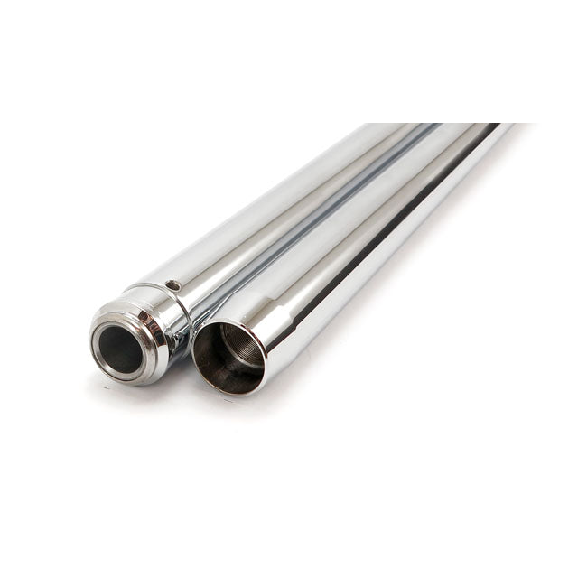 Show Chrome 35 MM Fork Tubes - 23-1/4 Inch OAL For 83-86 XL