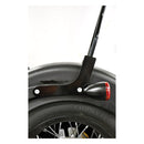 Rigid Sissy Bar Side Plates Black For 11-13 FXS Softail Blackline