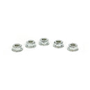 Flanged Lock Nut Chrome - Pack Of 25 - M8 X 1.25