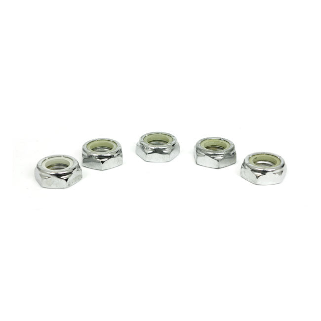 Jam Lock Nut Chrome - Pack Of 25 - 5/8-11 Inch