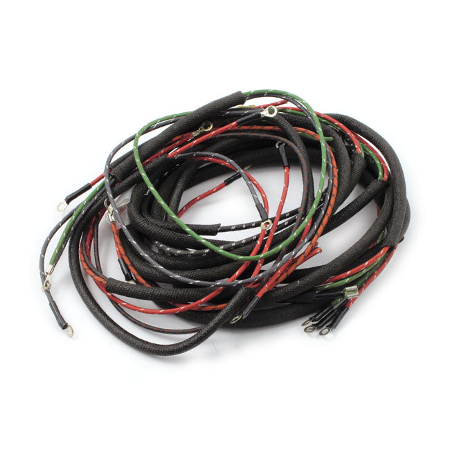 OEM Style Main Wiring Harness Complete Set For 65-66 XLH, XLCH Excl. Models With Magneto Ignition