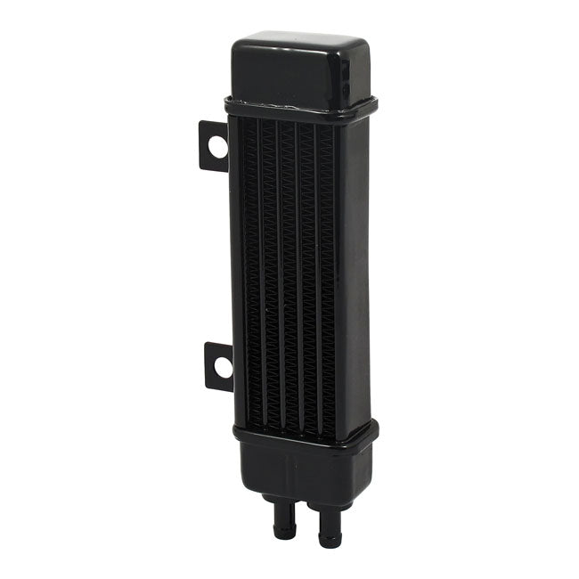 Vertical Oil Cooler 6-Row Slim Line Black