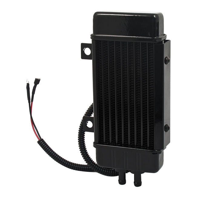 Vertical Oil Cooler Fan Assisted Black