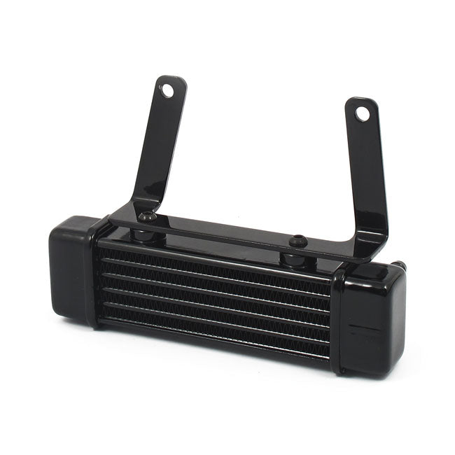 Horizontal Oil Cooler 6-Row Black