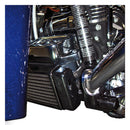 Horizontal Oil Cooler 10-Row Black For 84-08 Touring NU