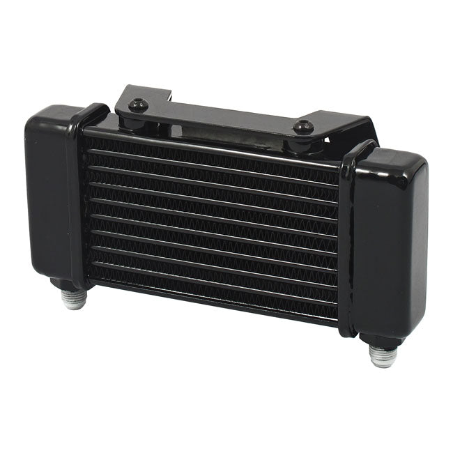 Horizontal Oil Cooler 10-Row Black For 09-16 Touring Excl. Twin Cooled NU