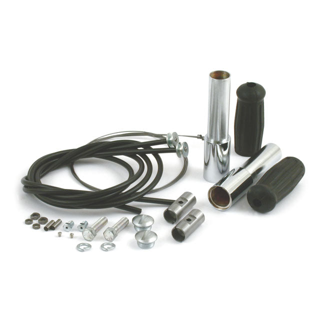 Springer Throttle Grip & Ignition Advance Kit For 35-48 UL/EL/WL