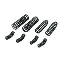 Fork Spring Set Outer / Inner Kit Black Painted - 8 Pieces