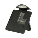 License Plate Bracket Kit Black For 84-07 Softail NU For German With LED Mini Tail Light